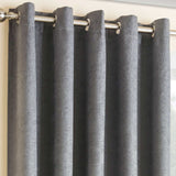 Vogue Thermal Eyelet Curtains Grey