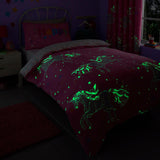 Unicorn Glow Kids Duvet Cover Set