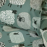 Dotty Sheep Duvet Cover Set Duck Egg