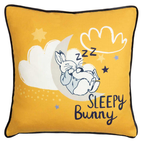 Peter Rabbit™ Sleepy Head Cushion Ochre