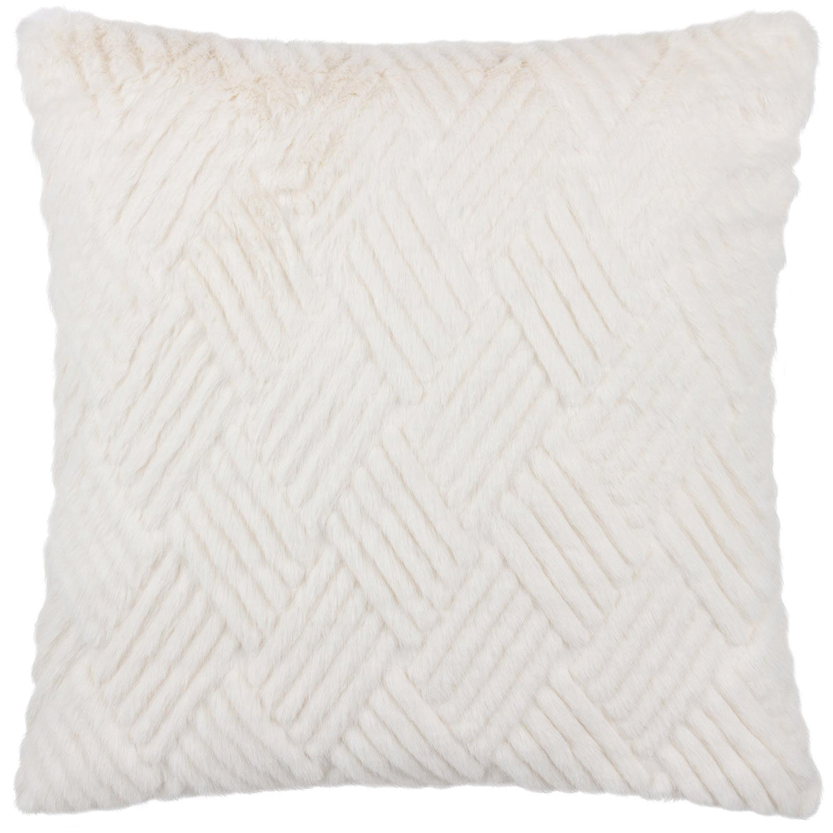 Sonnet Cut Faux Fur Cushion Cover 18" x 18" (45cm x 45cm)