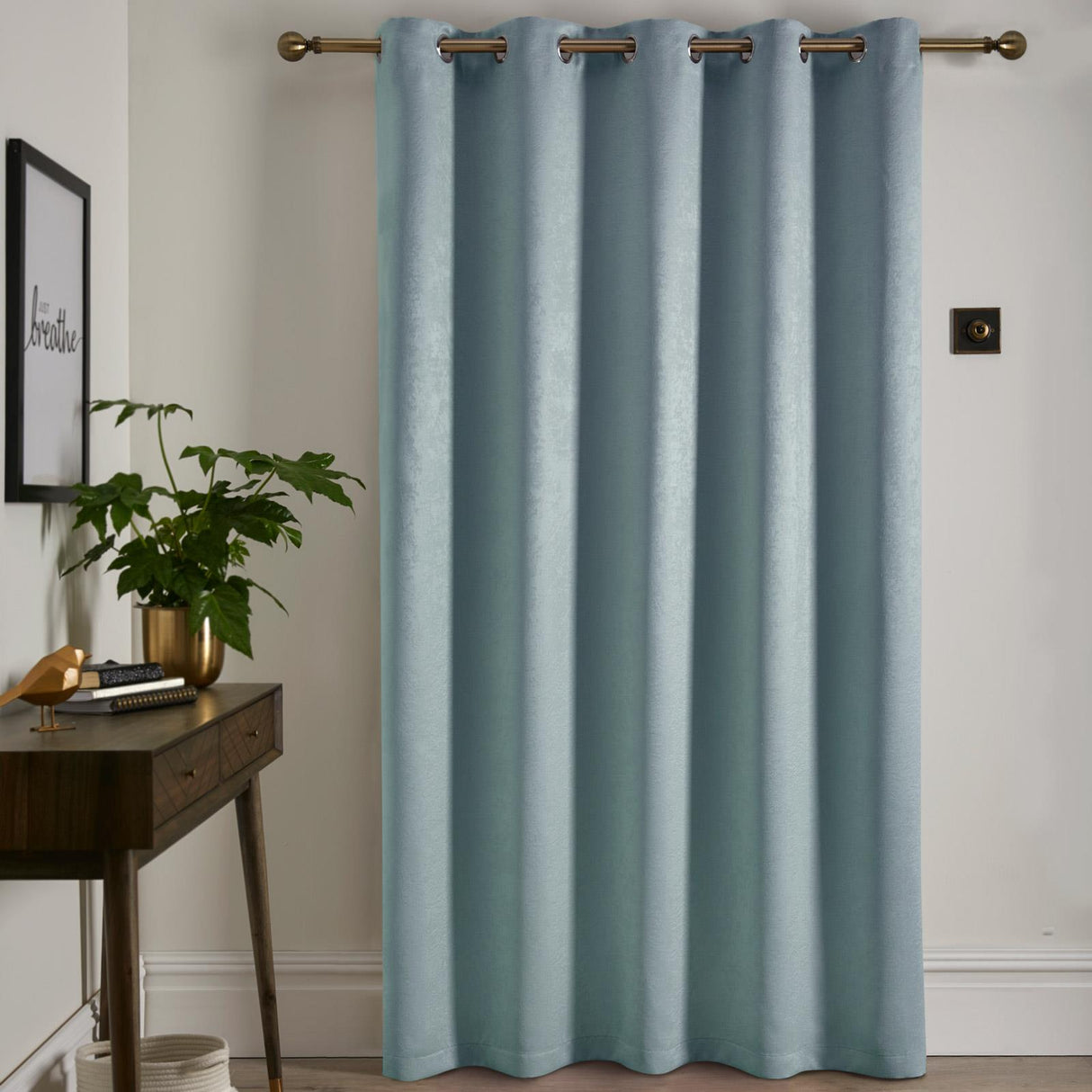 Strata Woven Thermal Door Curtain 66" x 84"