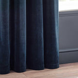 Heavy Chenille Room Darkening Eyelet Curtains