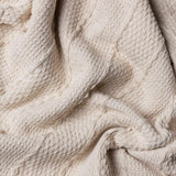 Caliche Woven Tasselled Throw Natural