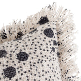 Hara Woven Fringed Cotton Cushion Cover 20" x 20" (50cm x 50cm)