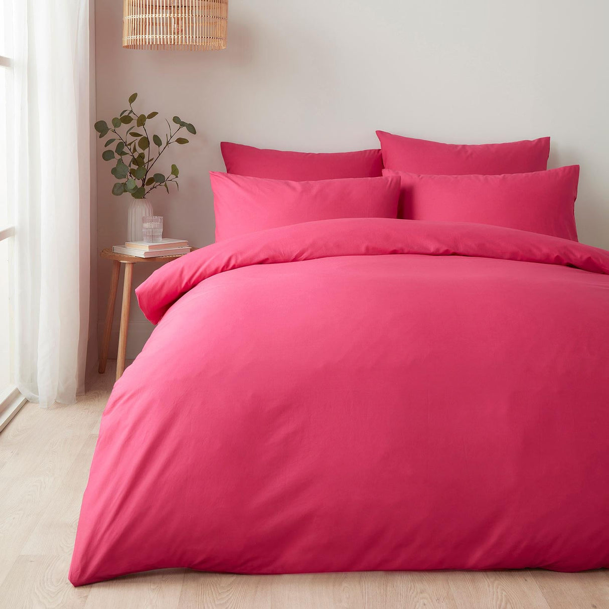 Pure Cotton Duvet Cover Set Pink