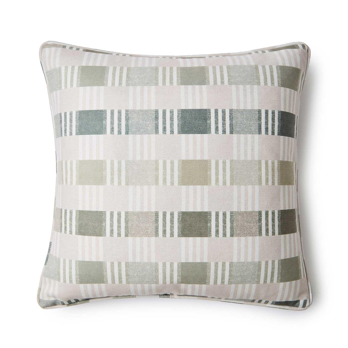 Wilson Check Cushion Cover Green