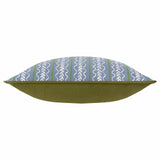 Albera Stripe Piped Velvet Cushion Cover