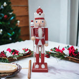 Candy Cane Nutcracker with Sceptre