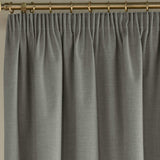 Harvard Blackout Tape Top Curtains Grey 46" x 54"