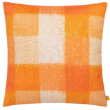 Alma Checked Cushion Cover Orange