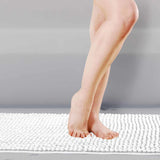 Noodle Bathroom Mat White Bath Mat 45x75cm