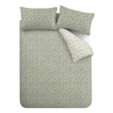 Shadow Leaves Duvet Cover Set Green