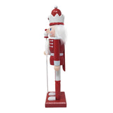 Candy Cane Nutcracker with Sceptre