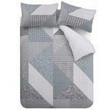 Larsson Geo Duvet Cover Set Grey