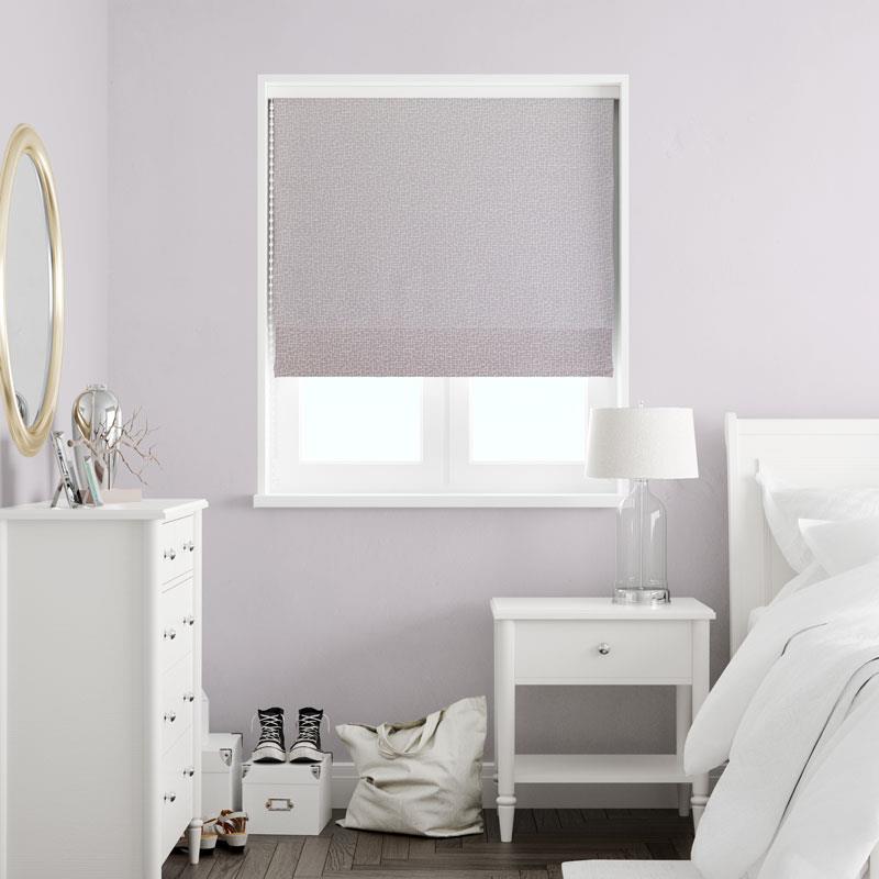 Andante Rosequartz Made To Measure Roman Blind