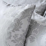 Damask Jacquard Cushion Silver