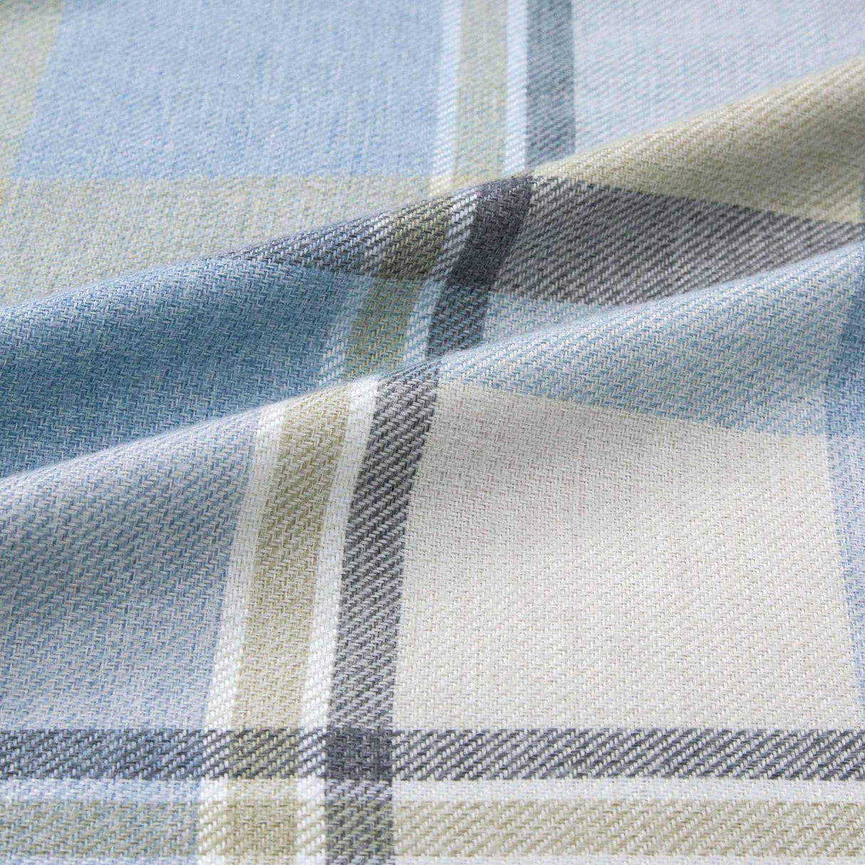 Braemar Tape Top Curtains Duck Egg