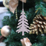 Pink Laser Cut Tree Decoration