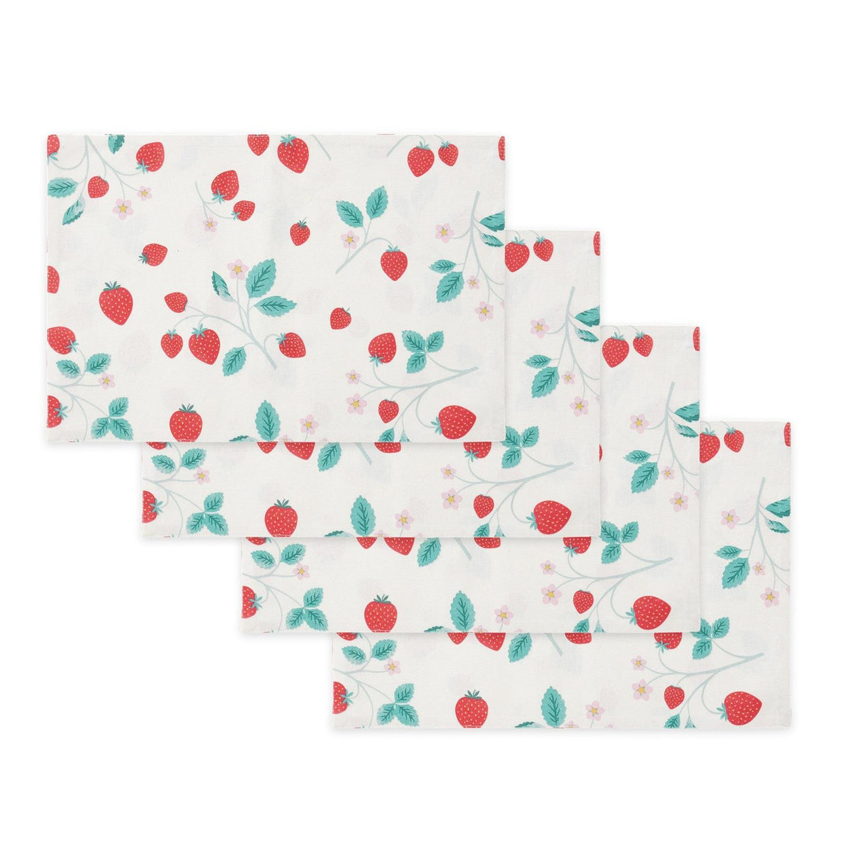 Strawberry Garden Placemat 4 Pack