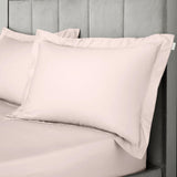 400TC Cotton Sateen Oxford Pillowcases Blush