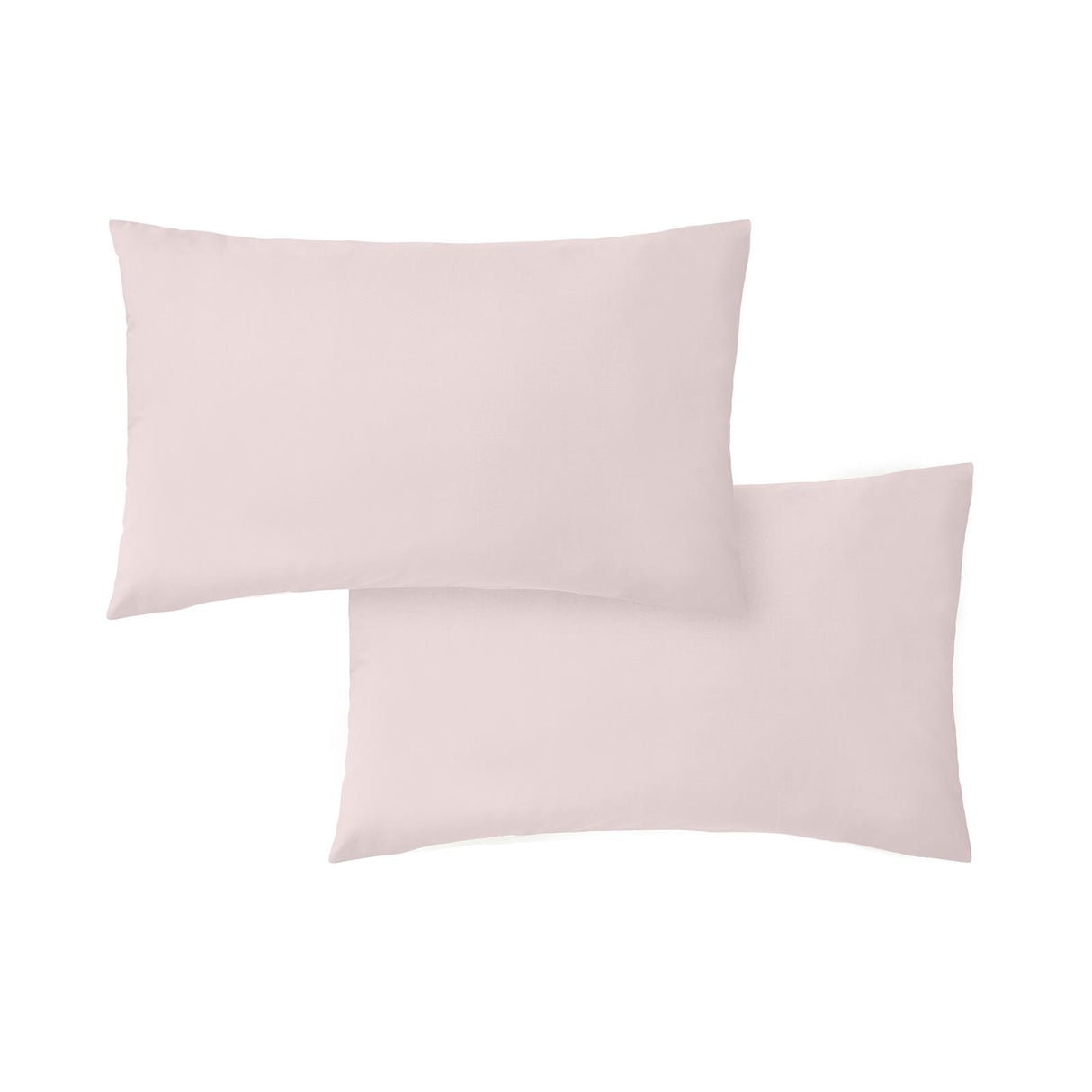 200TC Cotton Percale Pillowcases Blush