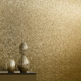 Glitter Texture Wallpaper Gold