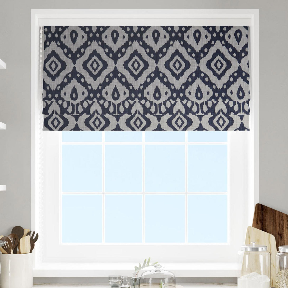 Marrakech Ink Made To Measure Roman Blind