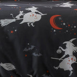 Flying Witches Halloween Duvet Cover Set