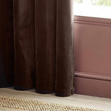 Heavy Chenille Room Darkening Eyelet Curtains