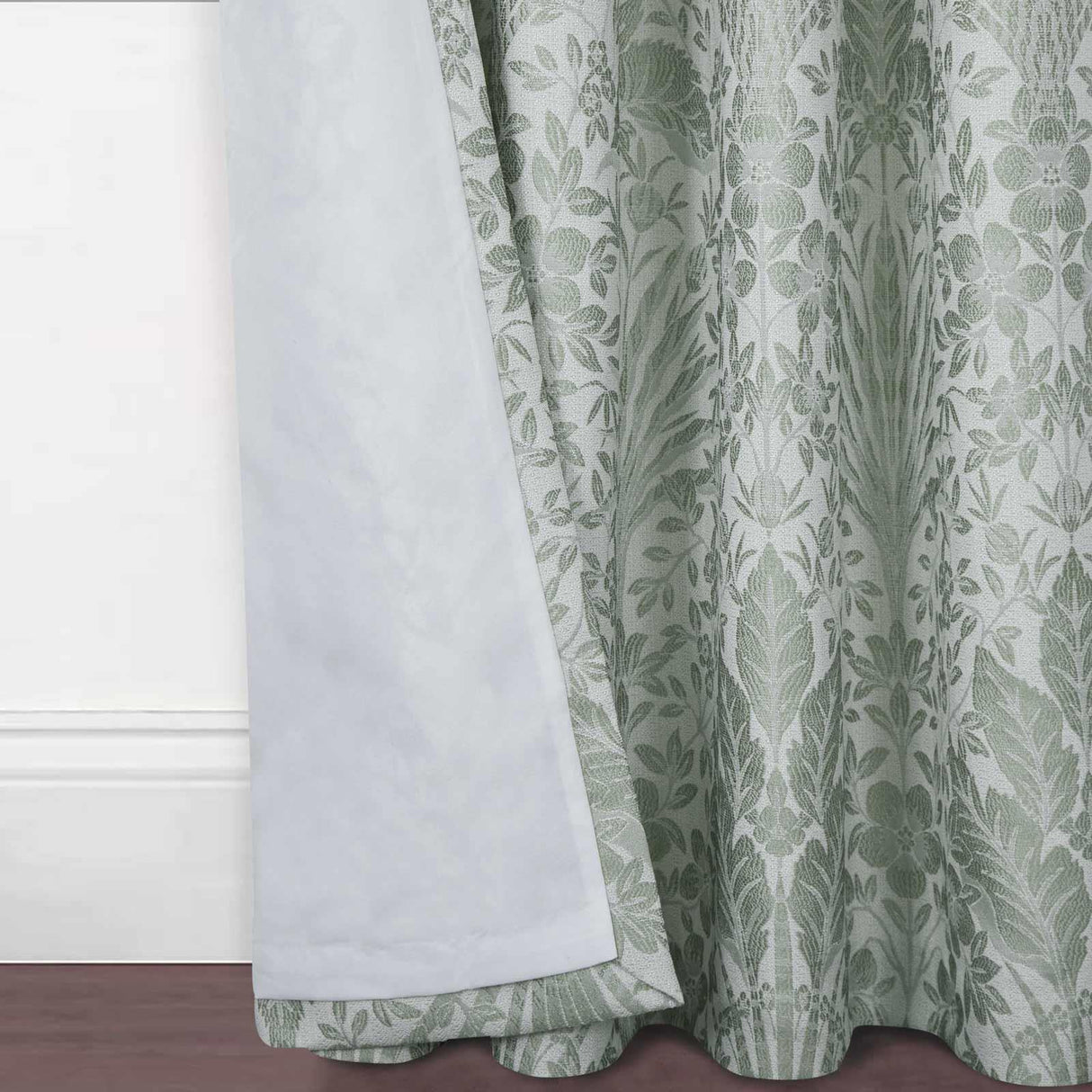 Keswick Tape Top Curtains Sage