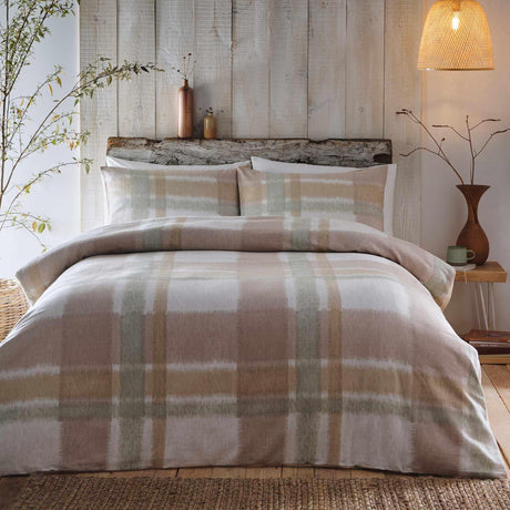 Verbier Brushed Cotton Duvet Cover Set Natural