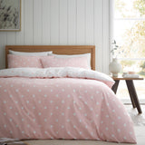 Brushed Polka Dot Duvet Cover Set