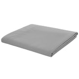 Easy-Iron Percale Flat Sheet Grey