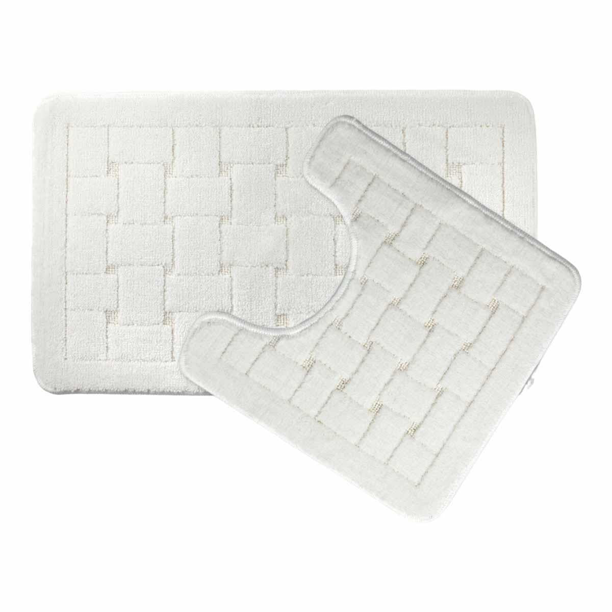 Orkney Bath Mat and Pedestal Bathroom Set