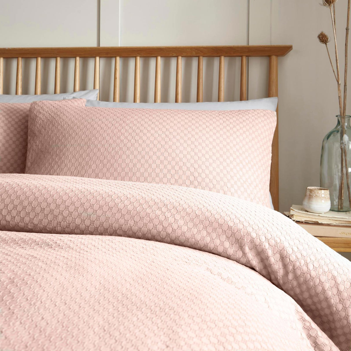 Santos Cotton Blush Duvet Cover Set