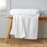 Glamour Fur Throw White