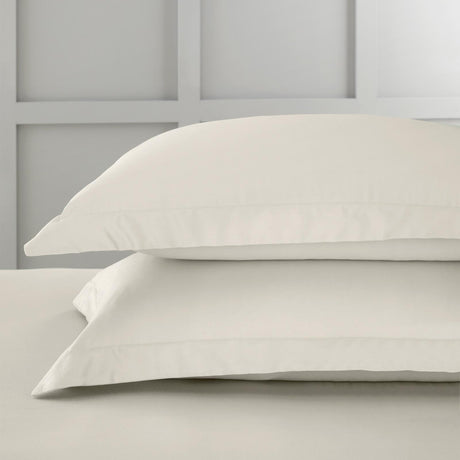 400TC Cotton Sateen Oxford Pillowcases Oyster