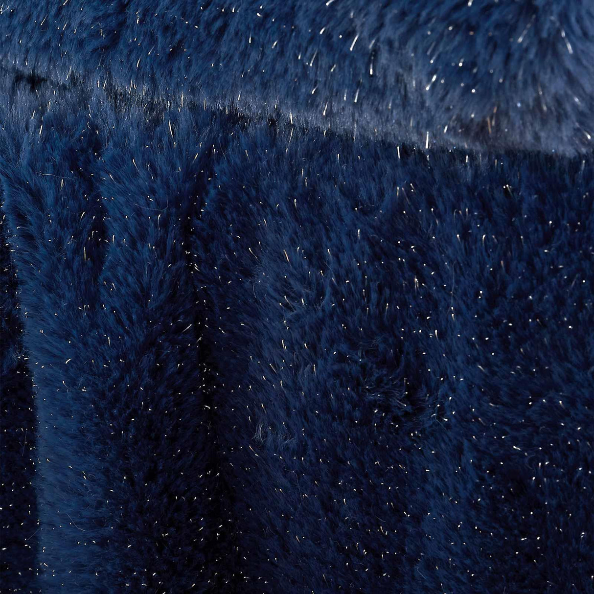 Glamour Fur Throw Navy