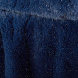 Glamour Fur Throw Navy