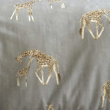 Milo Giraffe Duvet Cover Set Grey