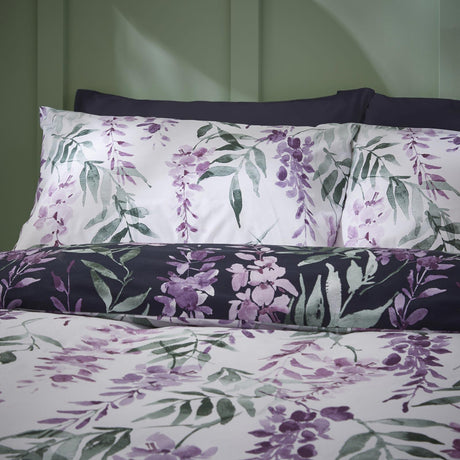 Wisteria Floral Duvet Cover Set