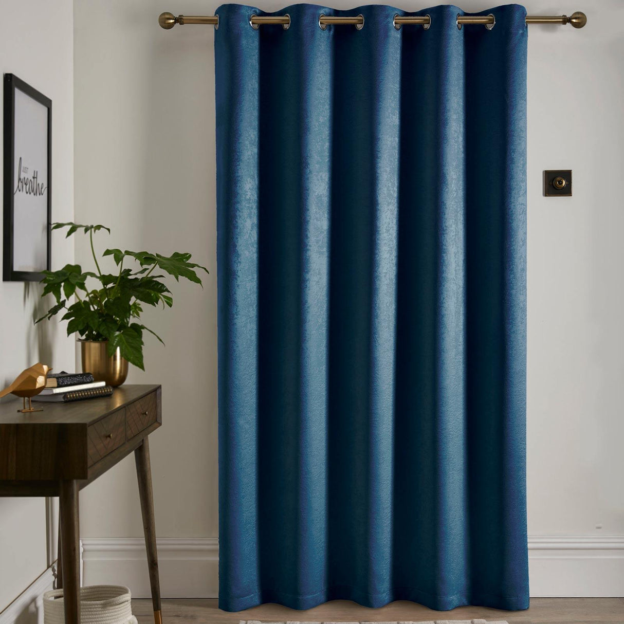 Strata Woven Thermal Door Curtain 66" x 84"