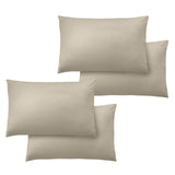 So Soft Non Iron Pack of 4 Pillowcases Natural