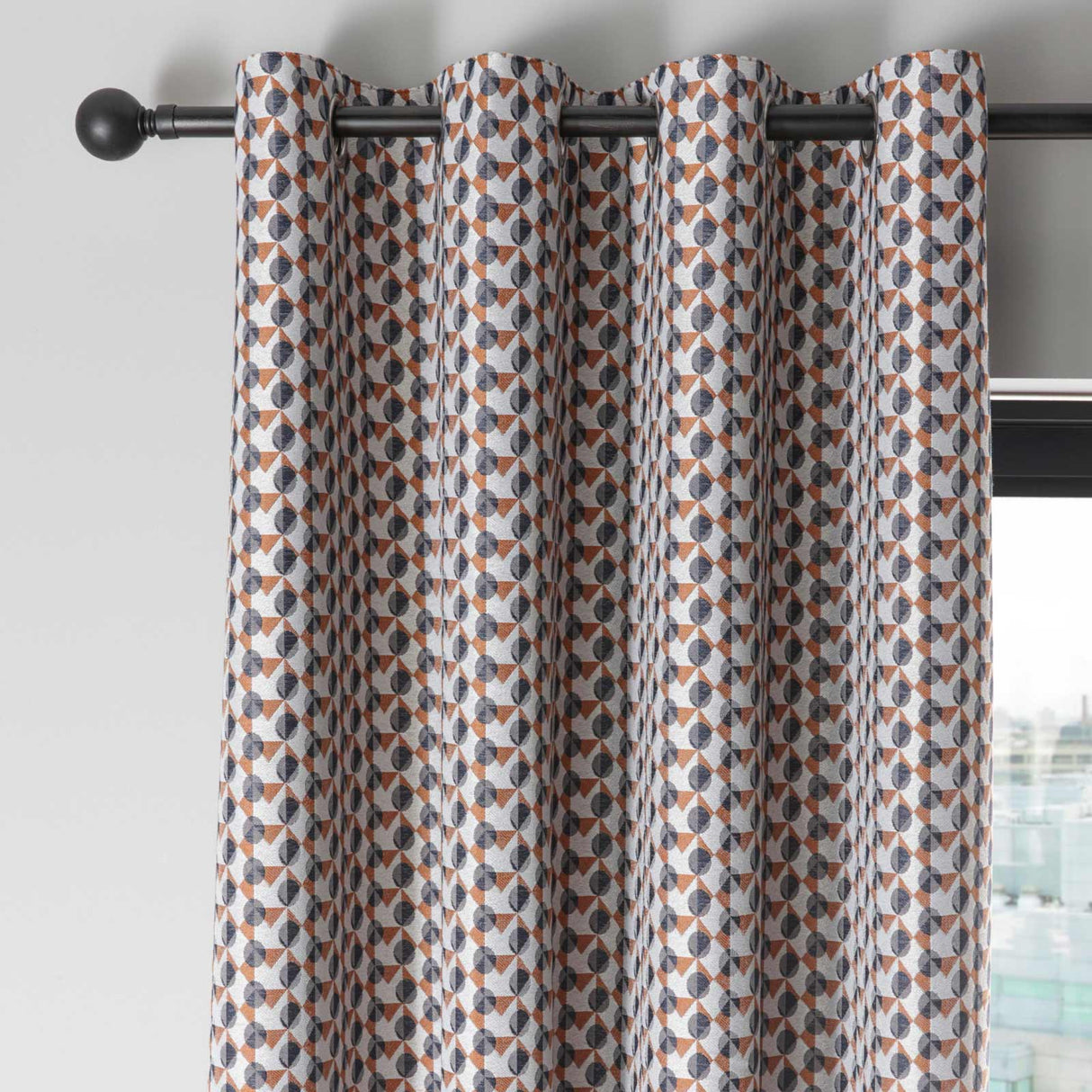 Prado Jacquard Eyelet Curtains