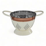 Cream + Copper Mini Colander