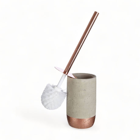 Concrete + Copper Toilet Brush