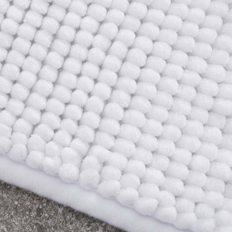 Bobble Bath Mat White Bath Mat Catherine Lansfield   