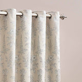 Sophia Room Darkening Eyelet Curtains Natural