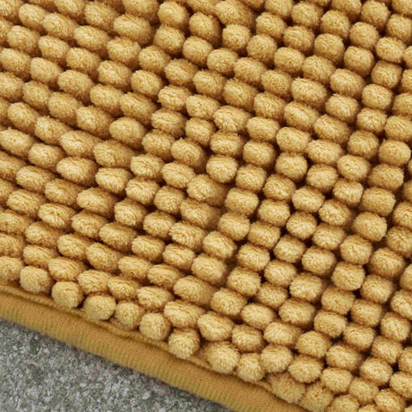 Bobble Bath Mat Ochre Bath Mat Catherine Lansfield   